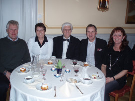 Lennart Holmgren, Bernö Trädgårdscenter, Margareta Ljung och Leif Karlsson, Cykelbyggar’n, Per Andersson, Midroc, samt Nina Holmgren, Bernö Trädgårdscenter (Foto Torbjörn Edlund)