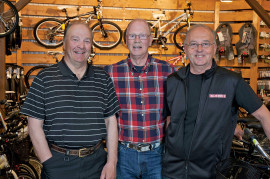 Lasse Holmgren, Hans-Ove Hansson och Bengt Sjöström. Foto: Per-Erik Jäderberg.