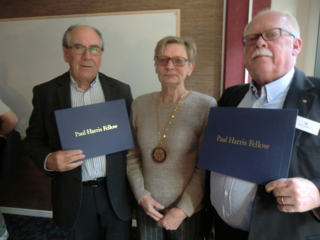 Hans Södergren, Christina Öster Rangrost och Per Landfors